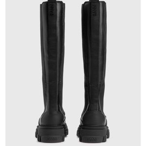 Ganni size 8 lug boots